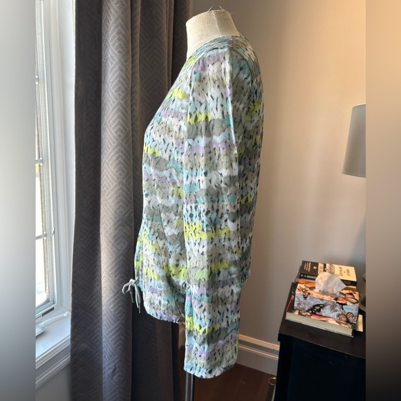 Marc Cain Sport zippered top multicoloured size 6 - Picture 9 of 10